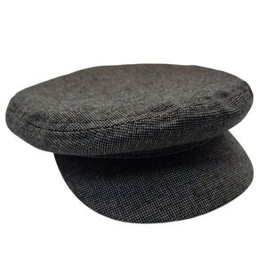 New Brixton Fiddler Cap Fisherman‎ Hat Gray Tweed XS  6 3/4 Men Women with Tags